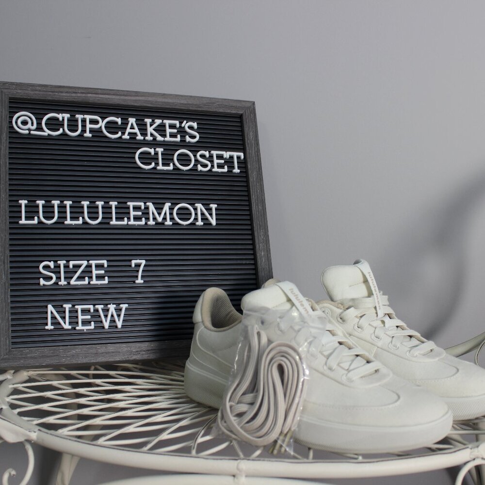 Lululemon | BNIB | Canvas Cityverse Sneaker | Bone | Size 7